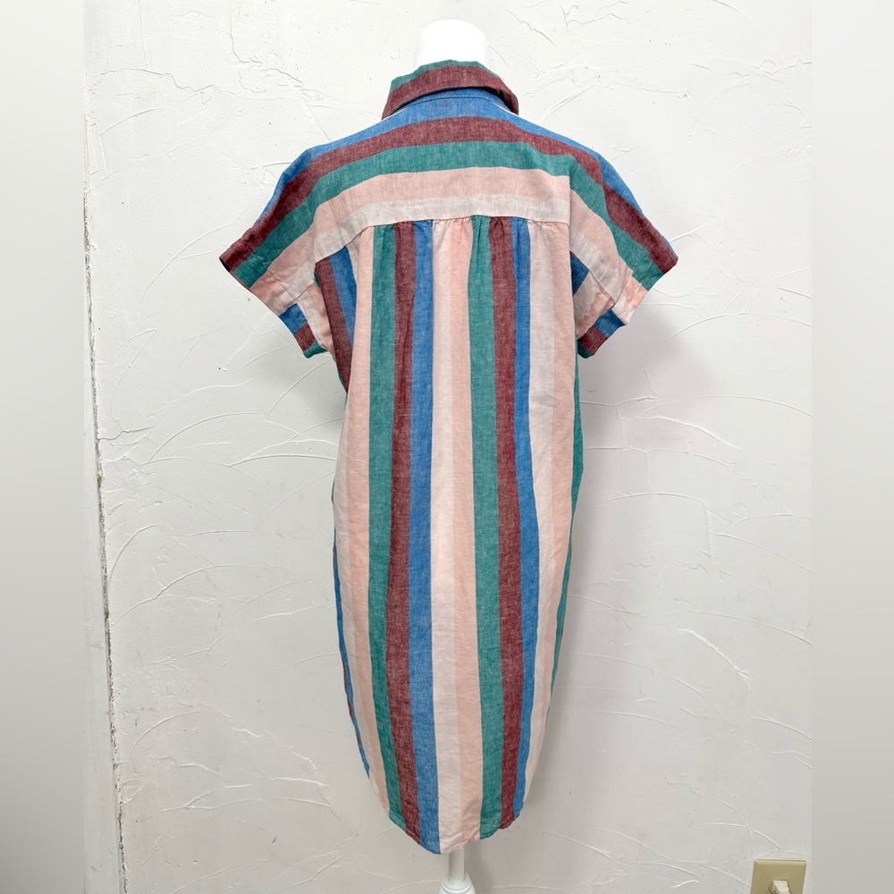 Madewell Central Shirtdress in Flagstaff Stripe - Picture 7 of 15